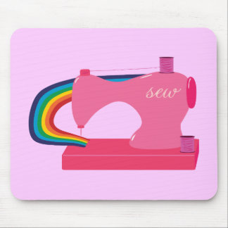 Sewing Rainbows Mouse Mat