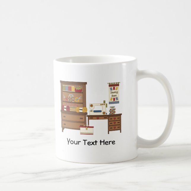 Sewing Room 1 (customisable) Coffee Mug (Right)