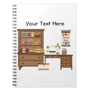Sewing Room 1 (customisable) Notebook