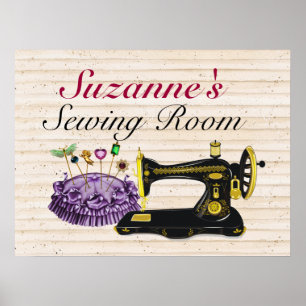 Sewing Room Poster - SRF