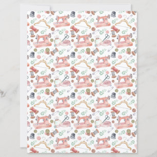 Sewing Scrapbook Paper