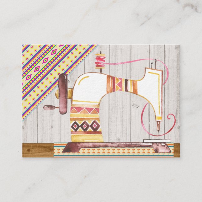 Sewing / Seamstress Card (Front)