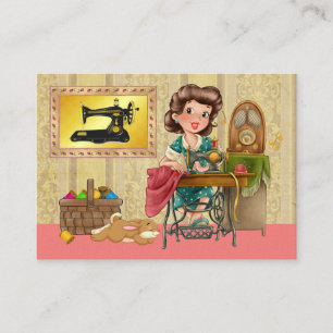 Sewing / Seamstress / Fashion Business Card