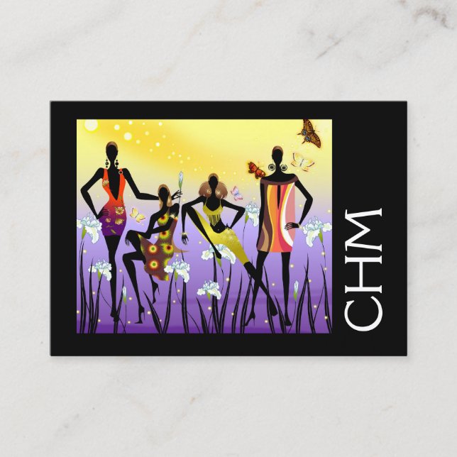 Sewing/Seamstress/Fashion - SRF Business Card (Front)