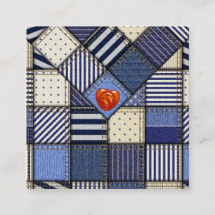 Sewing Seamstress Quilt Business Card