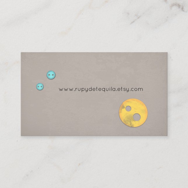 Sewing Sissors Business Cards (Front)