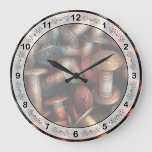 Sewing - Spools Large Clock