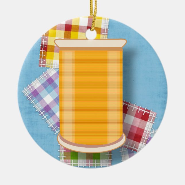 Sewing Tag / Ornament - SRF (Front)