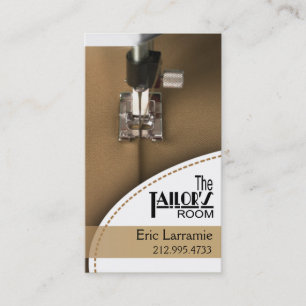 Sewing: Tailor, Dressmaker, Designer, Seamstress Business Card