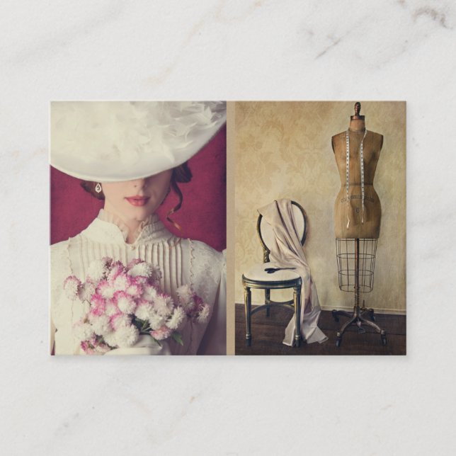 Sewing / Tailor / Fashion / Seamstress Business Card (Front)