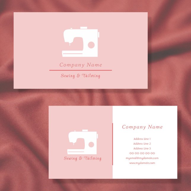 Sewing & Tailoring Business Card (Sewing & Tailoring Business Card)