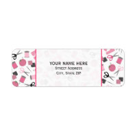 Sewing Themed Address Label