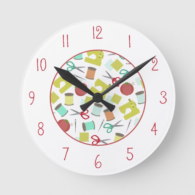 Sewing Themed Clock (Front)