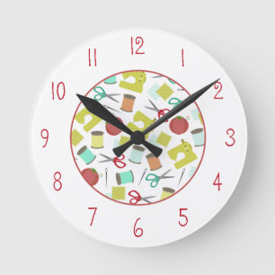 Sewing Themed Clock