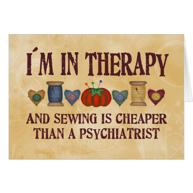 Sewing Therapy (Front Horizontal)