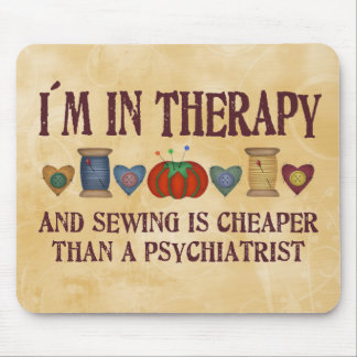 Sewing Therapy Mouse Mat