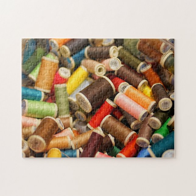 Sewing Thread Photo Puzzle (Horizontal)