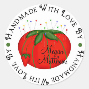 Sewing tomato pin cushion Stickers