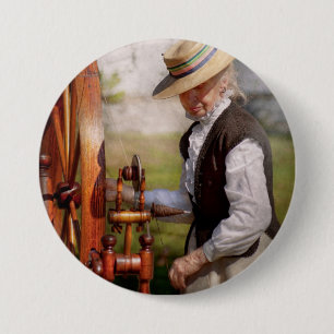 Sewing - Weaving - Big wheel keep on turning 7.5 Cm Round Badge