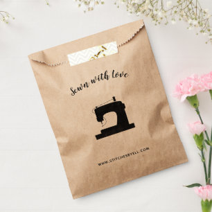Sewn with Love Sewing Machine Crafts Favour Bags