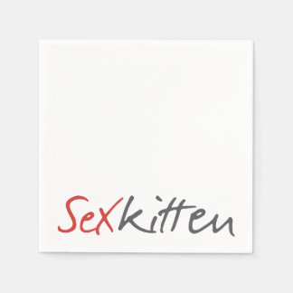 Sex Kitten Cocktail Napkin