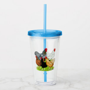Sex-linked Chickens Quintet Acrylic Tumbler