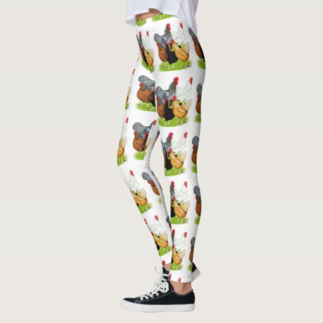 Sex-linked Chickens Quintet Leggings (Left)