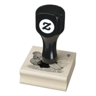 Sex-linked Chickens Quintet Rubber Stamp