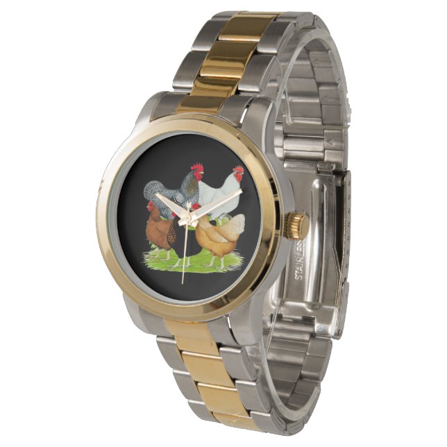 Sex-linked Chickens Quintet Watch (Angled)