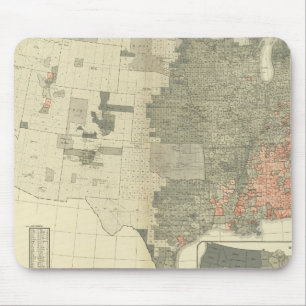 Sexes by counties mouse mat
