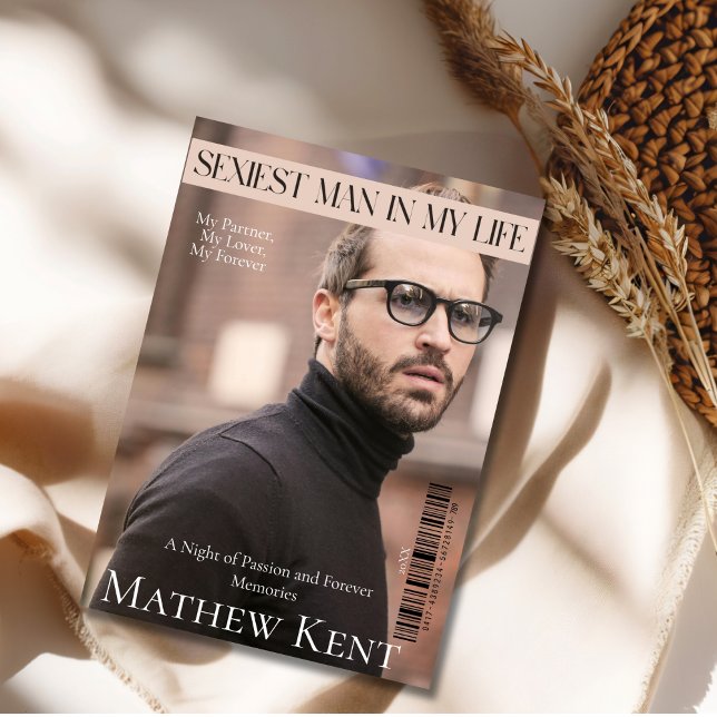 Sexiest Man in My Life Magazine cover Holiday Card (Sexiest Man in My Life Magazine cover Holiday Card)