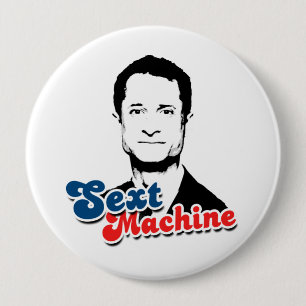 SEXT MACHINE 10 CM ROUND BADGE