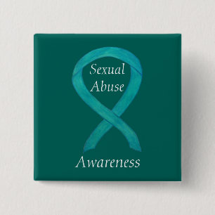 Sexual Abuse Awareness Custom Ribbon Pin