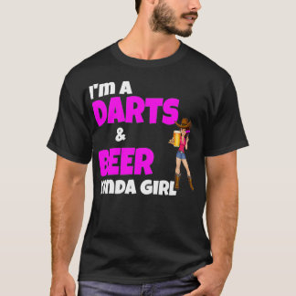 Sexy Cute Womens Beer and Darts League Prize for T-Shirt