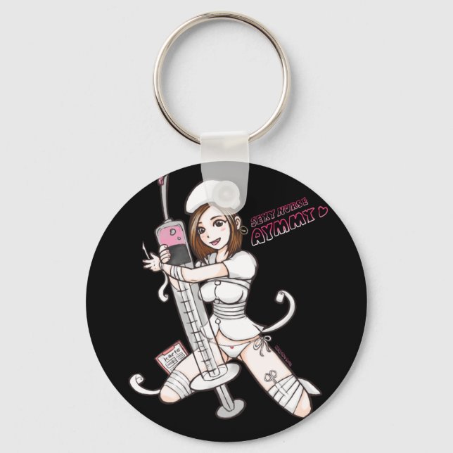 SEXY NURSE AYMMY　キーホルダー KEY RING (Front)