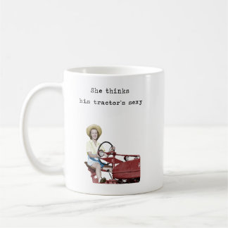 Sexy Tractor Vintage Mug