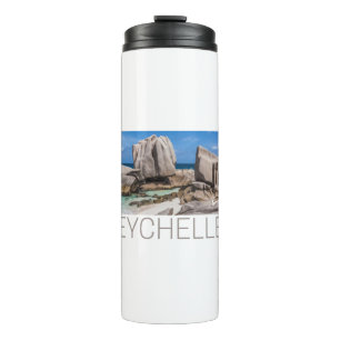 Seychelles beach on La Digue Thermal Tumbler