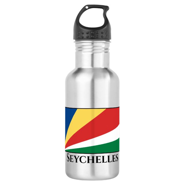 Seychelles Flag 532 Ml Water Bottle (Front)