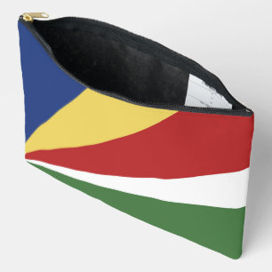 Seychelles flag accessory pouch