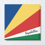 Seychelles flag & Africa holiday/sports fans Magnet<br><div class="desc">Fridge Magnets: Seychelles & Africa - love my country and Seychelles flag holiday gifts for patriots</div>