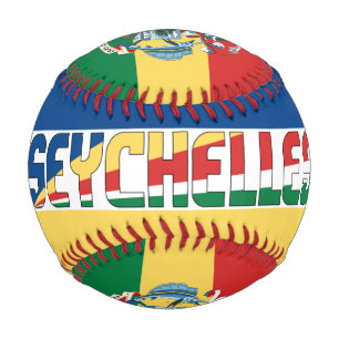 Seychelles Flag and Coat of Arms Patriotic Baseball