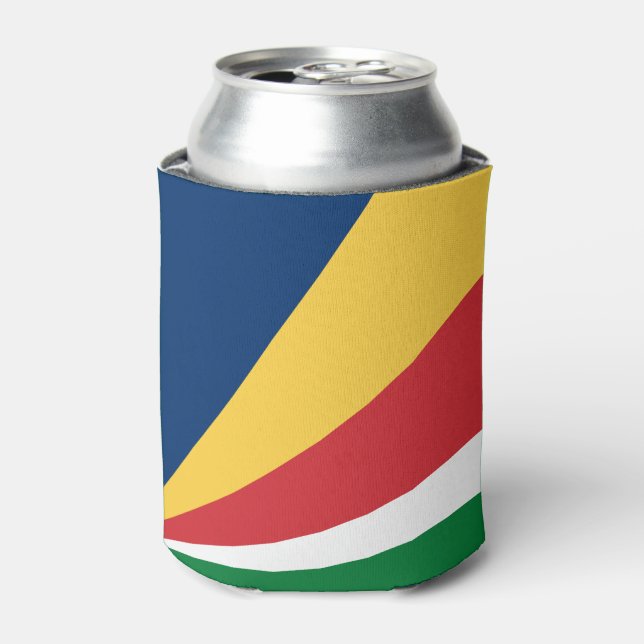 Seychelles Flag Can Cooler (Can Front)