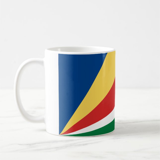Seychelles Flag Coffee Mug (Left)