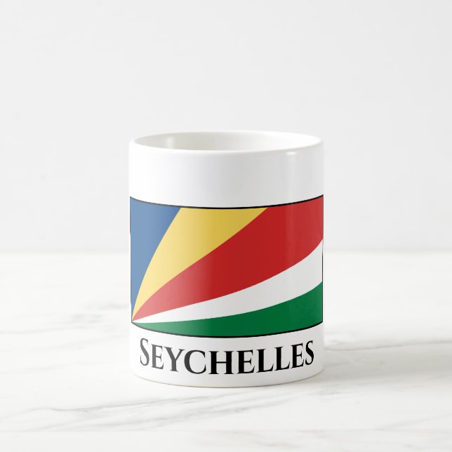 Seychelles Flag Coffee Mug (Center)