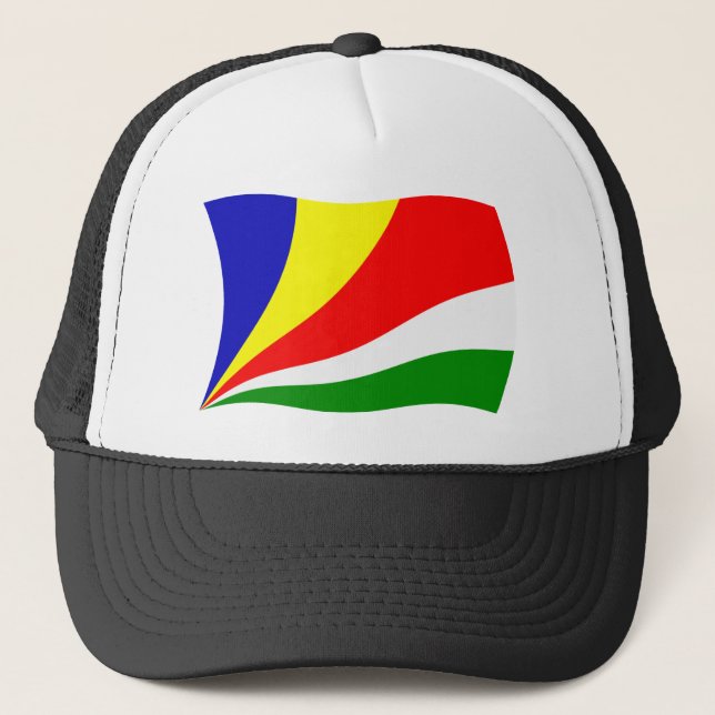 Seychelles Flag Hat (Front)