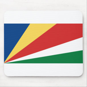 Seychelles Flag Mouse Mat