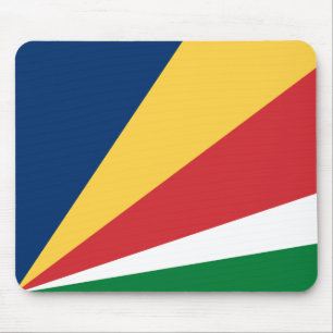 Seychelles Flag Mouse Mat