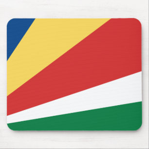 Seychelles Flag Mouse Mat