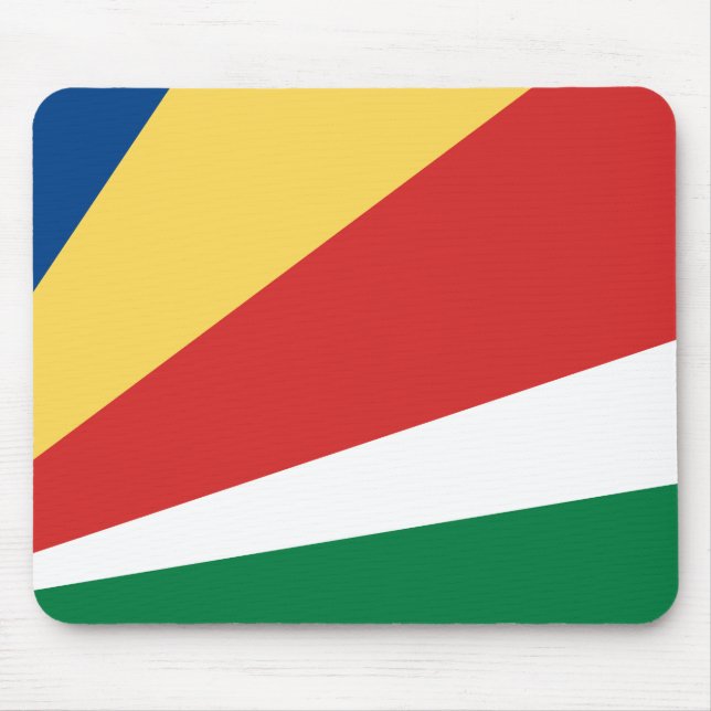 Seychelles Flag Mouse Mat (Front)