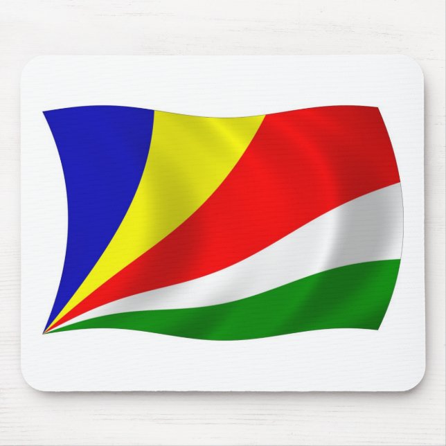 Seychelles Flag Mousepad (Front)